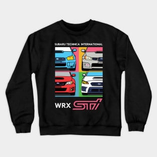 WRX STI Warhol Inspired Shirt Crewneck Sweatshirt